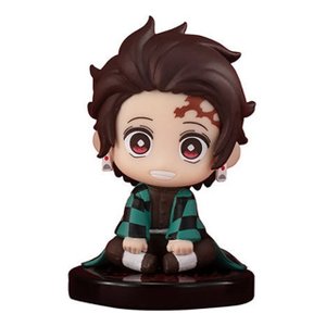 Boneco Demon Slayer Kimetsu no Yaiba Miniatura 5cm Csuporte