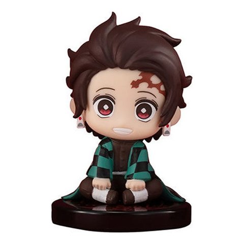 Boneco Demon Slayer Kimetsu no Yaiba Miniatura 5cm Csuporte