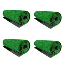 Grama Sintetica 12mm ( 2,00m X 0,50m) - Kit com 4 Unidades Becshop - 1