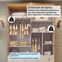 Ver imagem 7 de Quarto de Bebê com Guarda-Roupa e Cômoda em MDF Maya Provençal Yescasa Bege Off White/Amêndoa