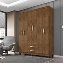 Ver imagem 1 de Guarda Roupa Casal Ambiente Modena 6 Portas Malbec - Incorplac