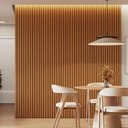 Ver imagem 1 de Kit 4 Placas de Painel Ripado Milão 250cm x 58cm x 3,3mm (Rende 5,8m²) Ecorevest