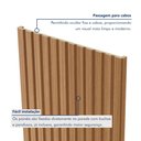 Ver mais imagens de Kit 4 Placas de Painel Ripado Milão 250cm x 58cm x 3,3mm (Rende 5,8m²) Ecorevest