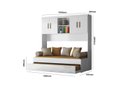 Ver imagem 4 de Conjunto Modulado Ponte e Bicama Solteiro Ônix Flex Nature Branco - Peternella