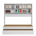 Ver imagem 3 de Conjunto Modulado Ponte e Bicama Solteiro Ônix Flex Nature Branco - Peternella