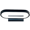 Ver imagem 1 de Arandela Elipse Preto 26cm Ip20 Led 12w 3000k Bivolt