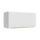 Ver imagem 1 de Armário Aéreo 70 cm 1 Porta Branco/Branco Veludo Lux Madesa