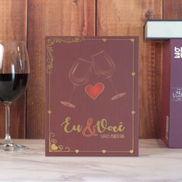 Kit com 5 Peças para Vinho Premium Wine - Eu e Você - 1