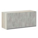 Ver imagem 1 de Armário Basculante 80cm 1 Porta Lis Legno Crema C/Concreto