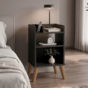 Ver imagem 5 de Mesa de Cabeceira Lateral Canto de Cama Multiuso Preta