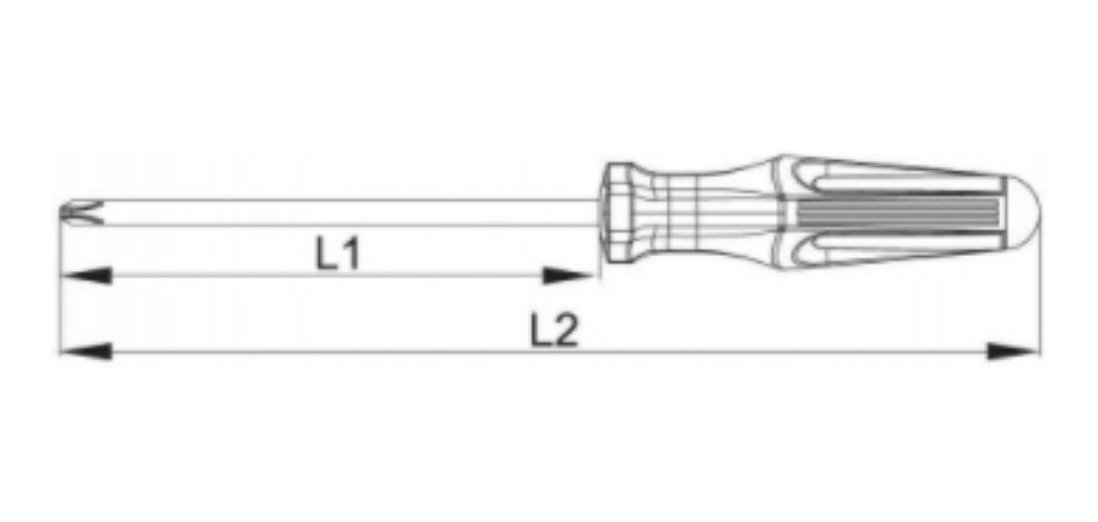 Chave Phillips N4 Ergonômica 3/8 X8 - Belzer - 2
