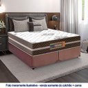 Ver imagem 2 de Cama Box Casal Bipartido Sintético + Colchão Molas Ensacadas Texas Prime Colchões 138cm - Suporta