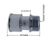 Prolongador Chuveiro Banheiro Parede 3/4 Pol. X 1 Cm Cromado - 4