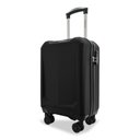 Ver imagem 2 de Mala de Viagem Bordo 10kg Abs Rígida Rodas 360º Duplas Cadeado Segredo Gladiador A6mb:preto