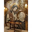 Ver imagem 1 de Mosaico Encontro de Jesus e Maria - Quarta Estação da Via Sacra Tamanho 200x300cm