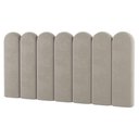 Ver imagem 2 de Painel Cabeceira Cama Box Solteiro Lana 100cm Linho Bege - Abmaza
