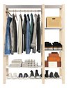 Ver imagem 2 de Guarda Roupa Aberto Closet Moderno Espaço Mdp Branco | Technox