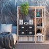 Guarda Roupa Aberto Closet Moderno Espaço Mdp Branco | Technox - 4