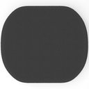 Ver mais imagens de Kit 2 Puffs Decorativos Orgânico para Living Quarto 70cm Doha W01 Bouclê Preto - Lyam Decor