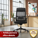 Ver imagem 2 de Kit 4 Cadeiras de Escritório Presidente Core - Preta
