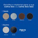 Ver imagem 2 de Base para Cama Box King Bipartida 193x203x40cm Ms:suede Preto
