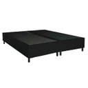 Ver imagem 1 de Base para Cama Box King Bipartida 193x203x40cm Ms:suede Preto