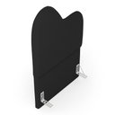 Ver imagem 7 de Cabeceira Orgânica Cama Box Solteiro Sea 90cm com Frame Bouclé Preto - Abmaza