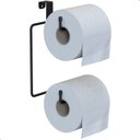 Ver imagem 1 de Porta Papel Higiênico Caixa Acoplada Suporte Preto Arm