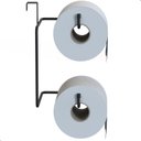 Ver imagem 3 de Porta Papel Higiênico Caixa Acoplada Suporte Preto Arm