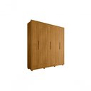Ver imagem 1 de Guarda-Roupa Casal 6 Portas 4 Gavetas Matisse 210cm MDF Cumaru Quarto