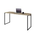 Ver imagem 5 de Mesa de Escritório Studio Carvalho 150 cm Yescasa Marrom/Preto