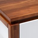 Ver imagem 6 de Mesa de Cabeceira 1 Gaveta e 1 Prateleira em Madeira Maciça e MDF Craft Branco