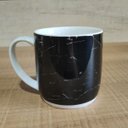 Ver imagem 3 de Conjunto 6 Canecas Para Café Jogo Xícaras de Porcelana Preto Urban Nero Marmorizado