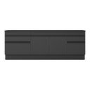 Ver imagem 2 de Kit 2 Balcões Gabinete Pia 150cm e Cooktop 70cm Preto