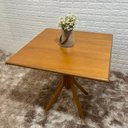 Ver imagem 3 de Mesa X de Madeira Maciça 80x80 Mel