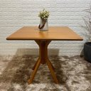Ver imagem 1 de Mesa X de Madeira Maciça 80x80 Mel