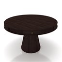 Ver imagem 2 de Mesa de Jogos Carteado 6 Lugares Bellagio com Gavetas e Tampo Reversível Base Cone com Tecido Tabaco