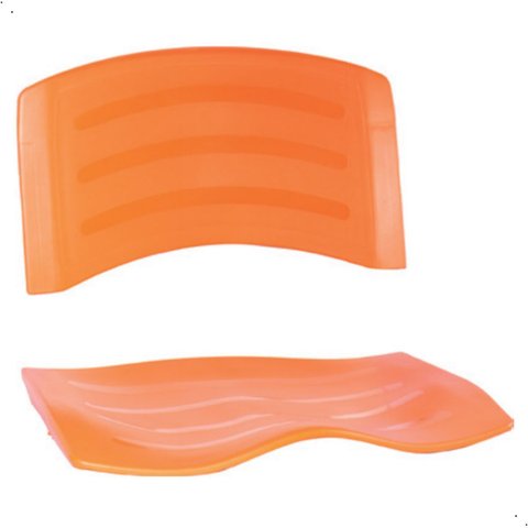 Assento e Encosto Plástico Max Laranja