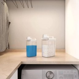 Dispenser com Medidor New Retrô Coza 1,5l Pote Amaciante Lavanderia com Tampa - 3