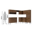 Ver imagem 6 de Cozinha Canto Reto Emilly 417 Armário e Balcão Rustic Madesa
