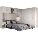 Ver imagem 5 de Guarda-roupa Casal Modulado Soberano 11 Portas 5 Gavetas Branco - Panorama Móveis