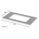 Ver imagem 5 de Balcão Forno de Embutir 80cm Americana Branco com Tampo Cooktop Calcare - Móveis Henn