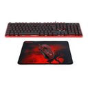 Ver imagem 3 de Kit Gamer Redragon com Teclado Membrana com LED, Mouse Gamer e Mousepad - S107