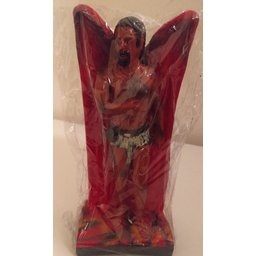 Imagem Exu Morcego Escultura Gesso Estatua 20 Cm - 1