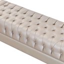 Ver imagem 3 de Puff com Pés de Madeira Paris Tcs-355 Branco Perfan