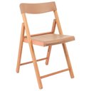 Ver imagem 1 de Cadeira de Madeira Dobrável Tramontina Potenza Natural Polipropileno Camurça
