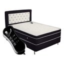 Ver imagem 2 de Colchão Solteirão GENKI KENKO Molas Ensacadas com Massagem Suede Cor:Preto