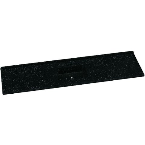 Pia Cozinha 200x55cm Sintético Standart Pedra Escura - 504808 - A.j.rorato Pia Cozinha 200x55cm Sint