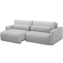 Ver imagem 4 de Sofá Retrátil Reclinável para Sala de Estar Living 240cm Sevilha F04 Bouclê Cinza