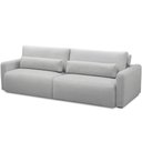 Ver imagem 6 de Sofá Retrátil Reclinável para Sala de Estar Living 240cm Sevilha F04 Bouclê Cinza